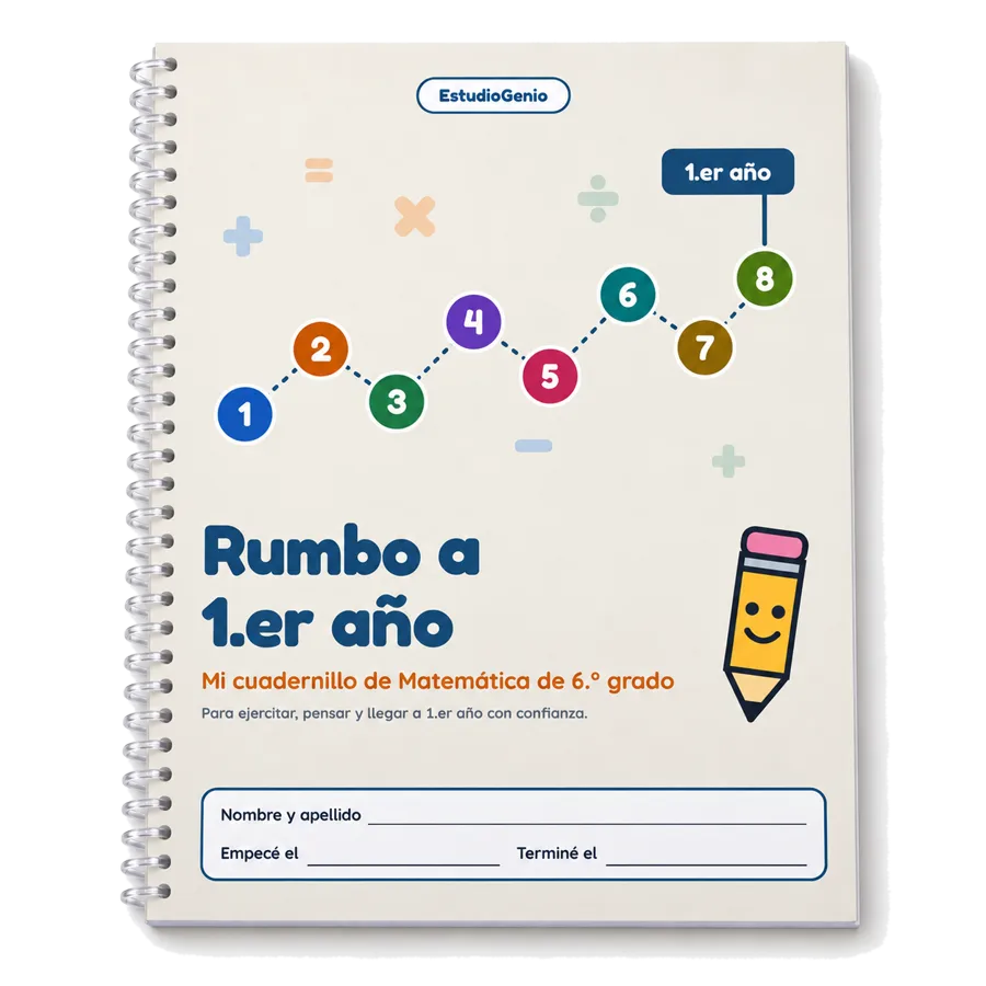 Cuadernillo de Matemática 6.º grado