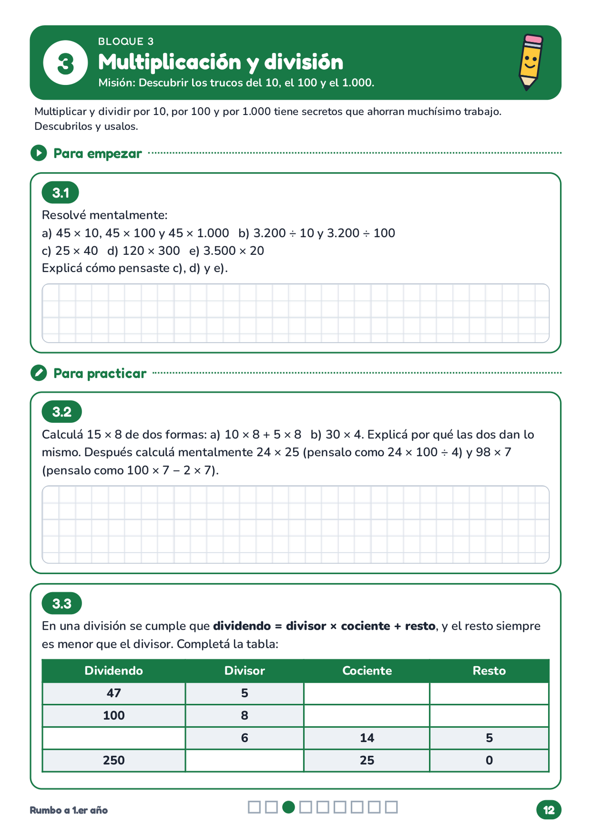 Rumbo a 1.er año: Matemática para hacer en casa + Juegos de regalo