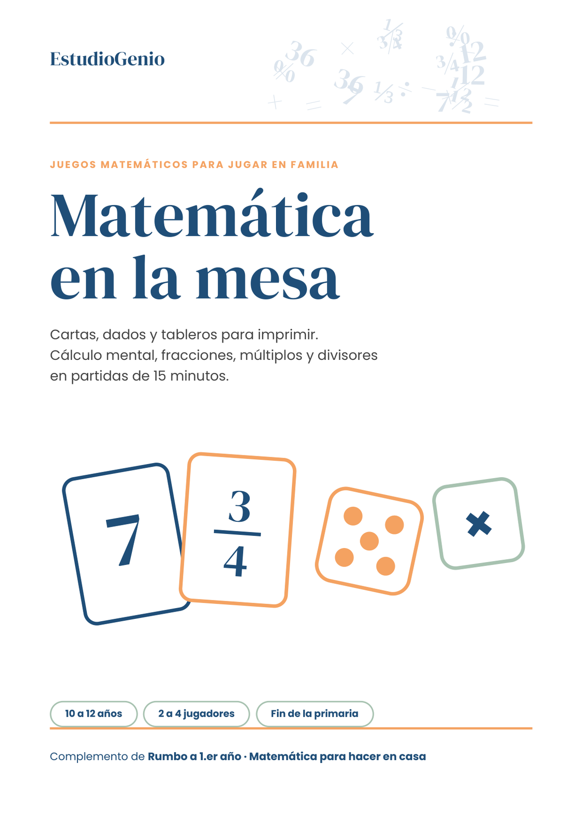 Rumbo a 1.er año: Matemática para hacer en casa + Juegos de regalo
