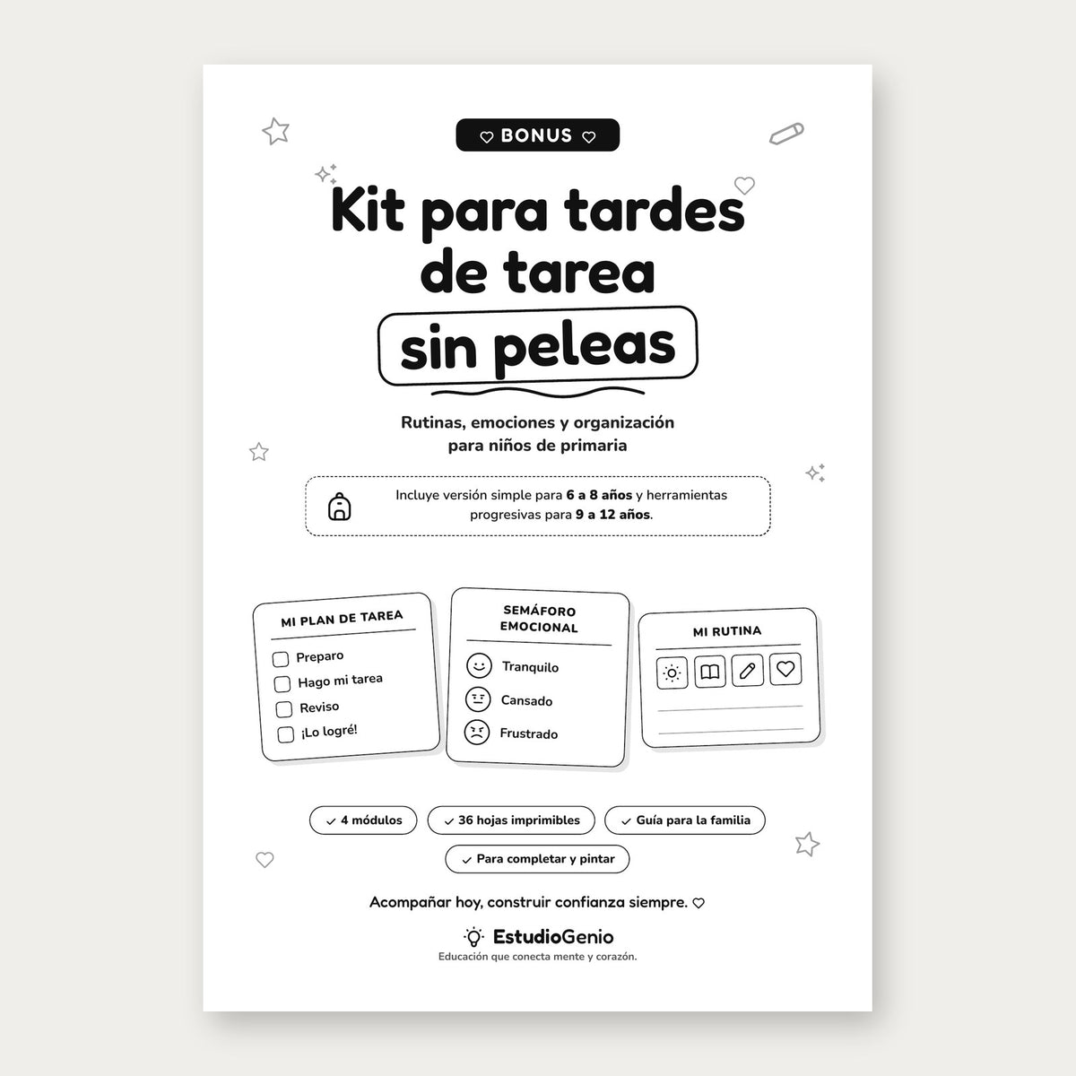 Ayuda a tu hijo a estudiar sin pelear