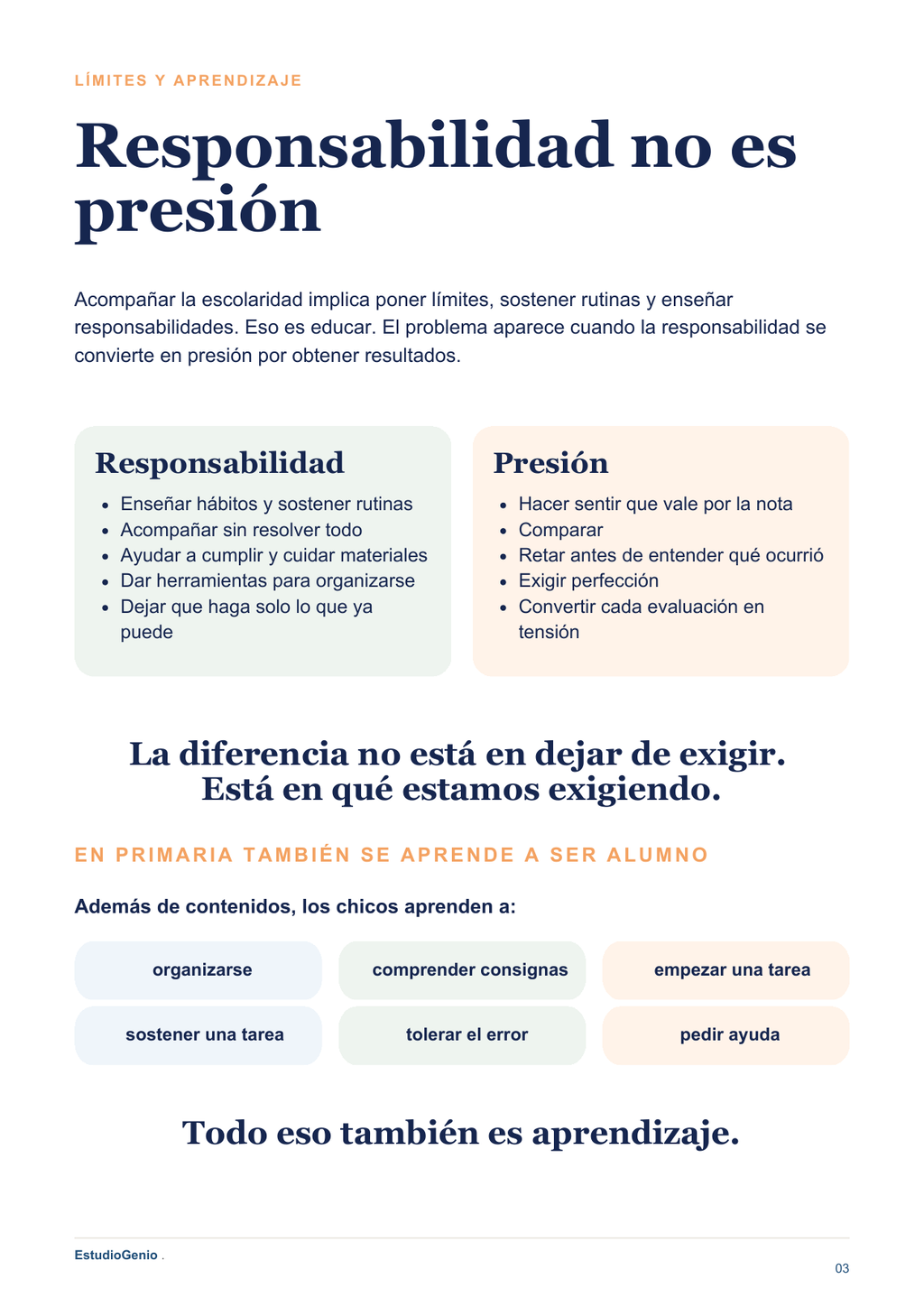 Las notas del boletín: guía gratuita para acompañar sin presionar