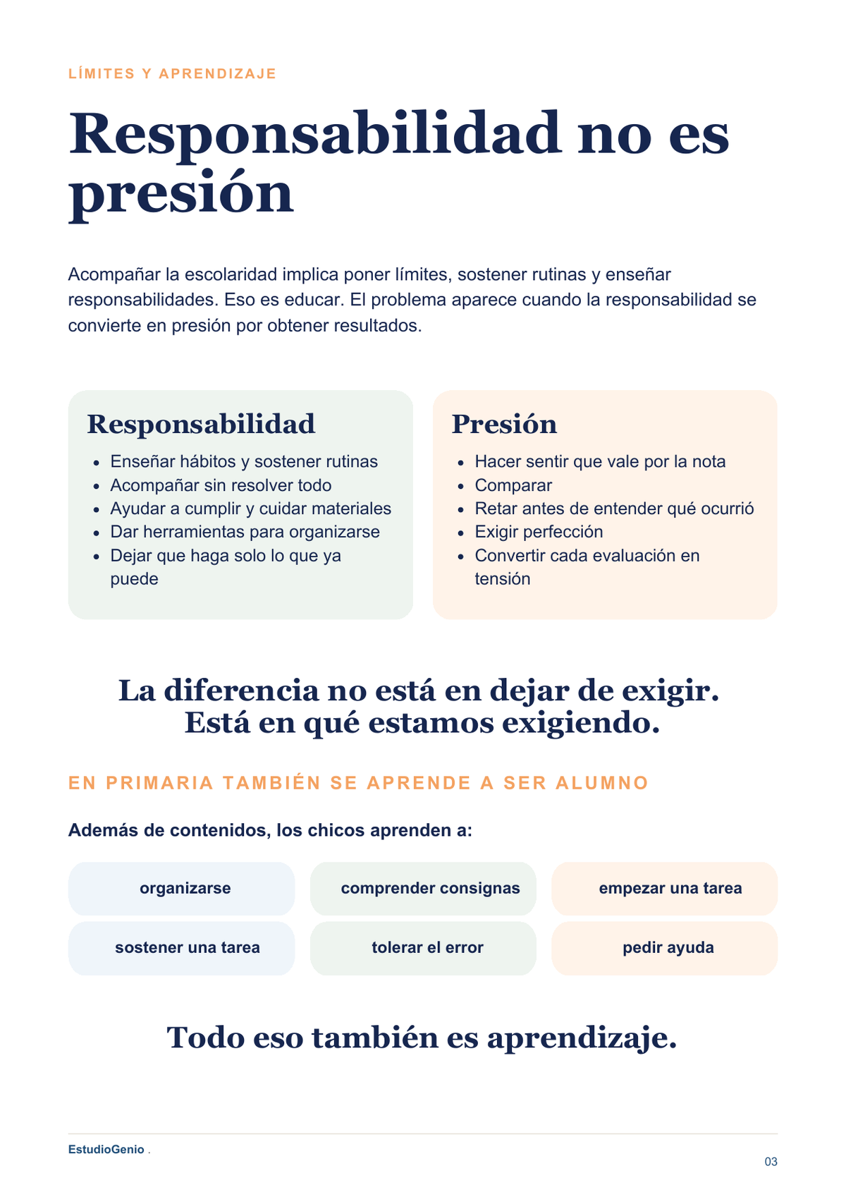 Las notas del boletín: guía gratuita para acompañar sin presionar